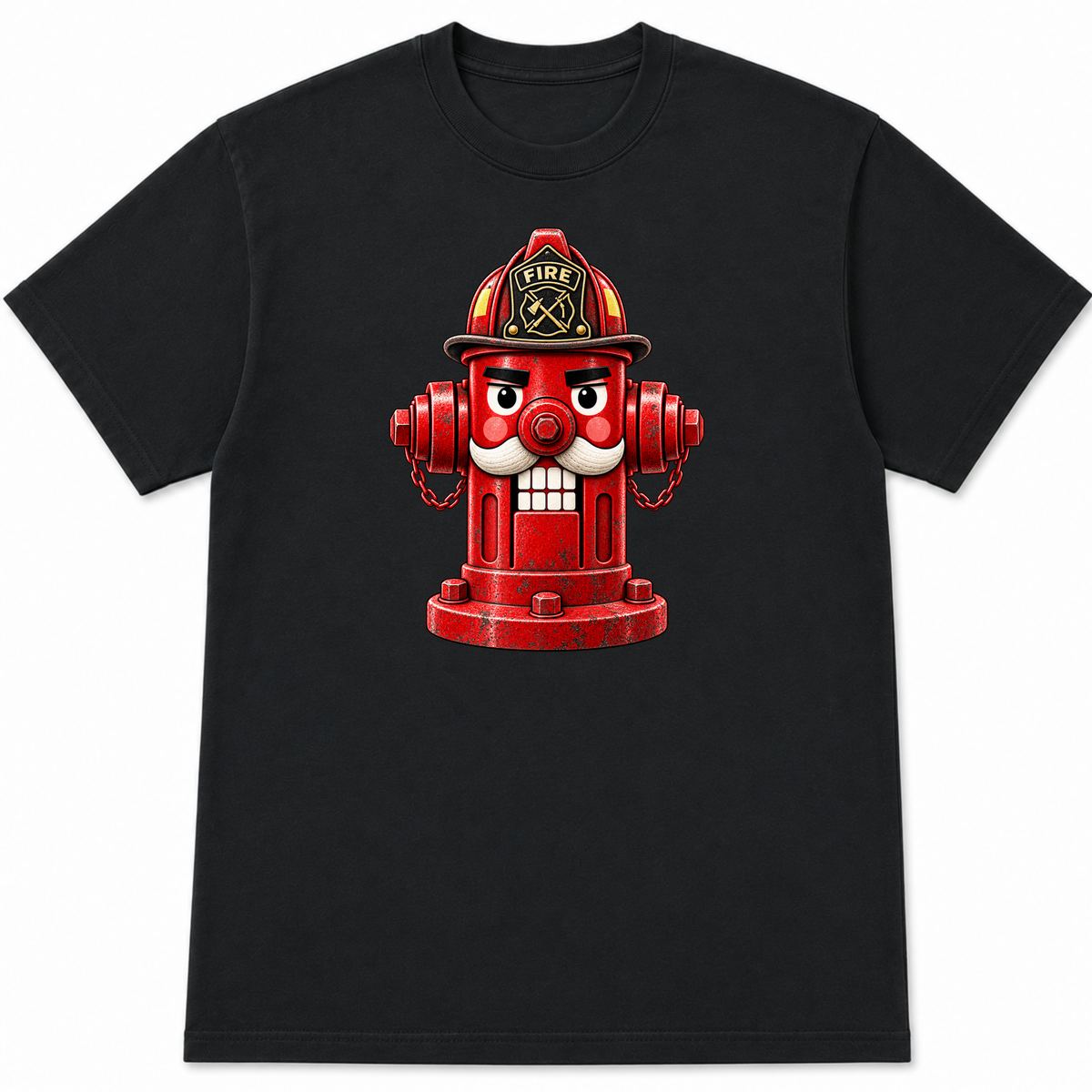 Fire Hydrant Nutcracker – Firefighter Christmas Shirt