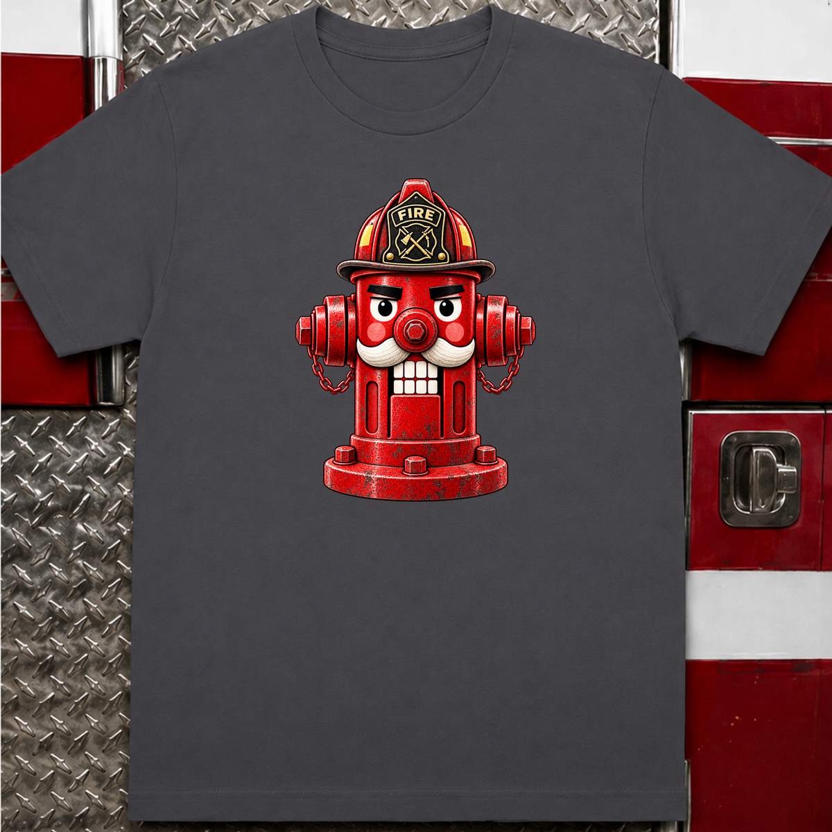 Fire Hydrant Nutcracker – Firefighter Christmas Shirt