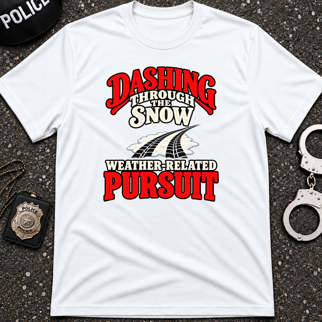 Dashing Through the Snow T-Police Shirt