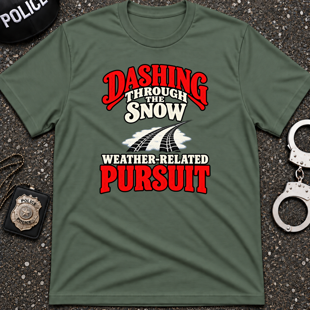 Dashing Through the Snow T-Police Shirt