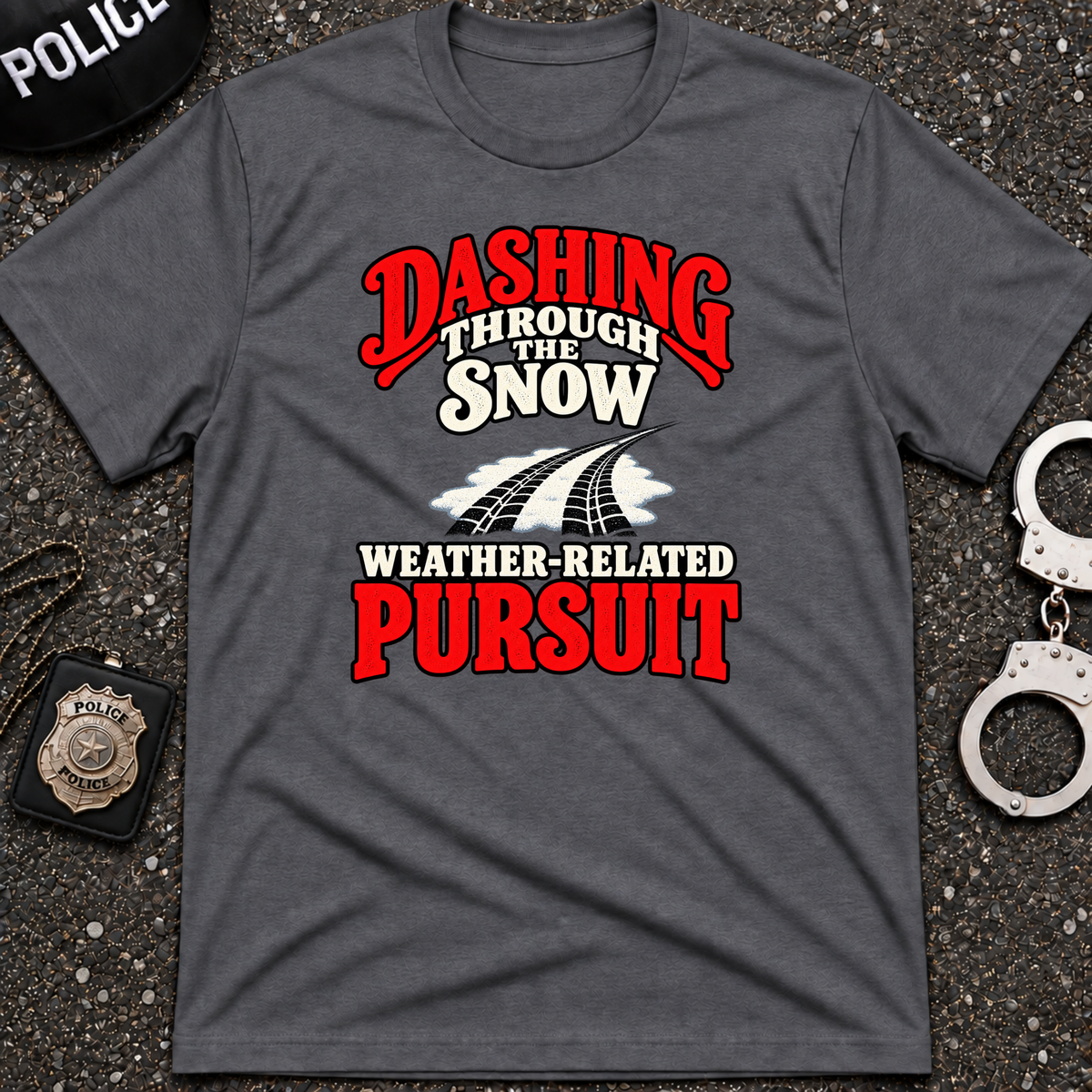 Dashing Through the Snow T-Police Shirt