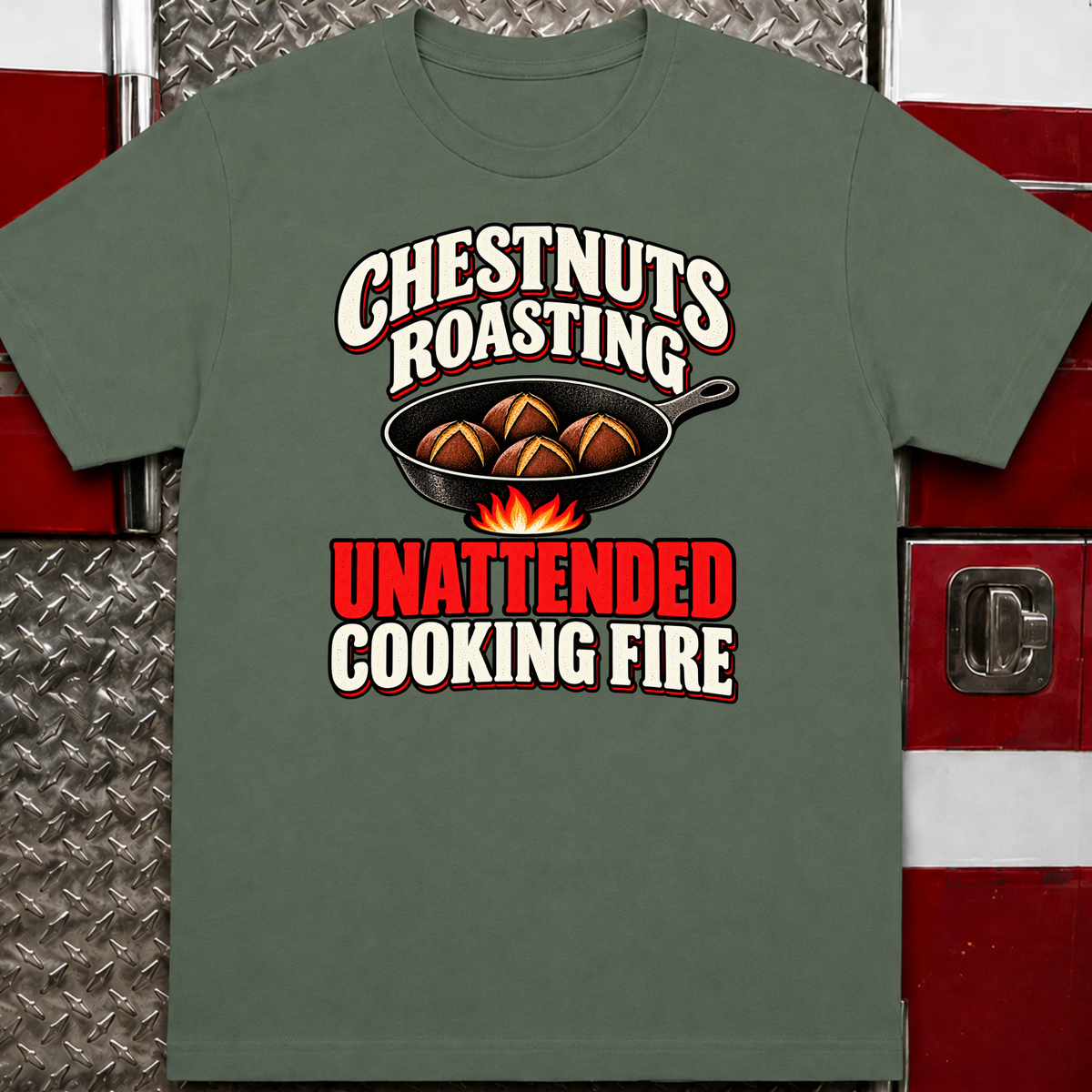 Unattended Cooking Fire T-Shirt