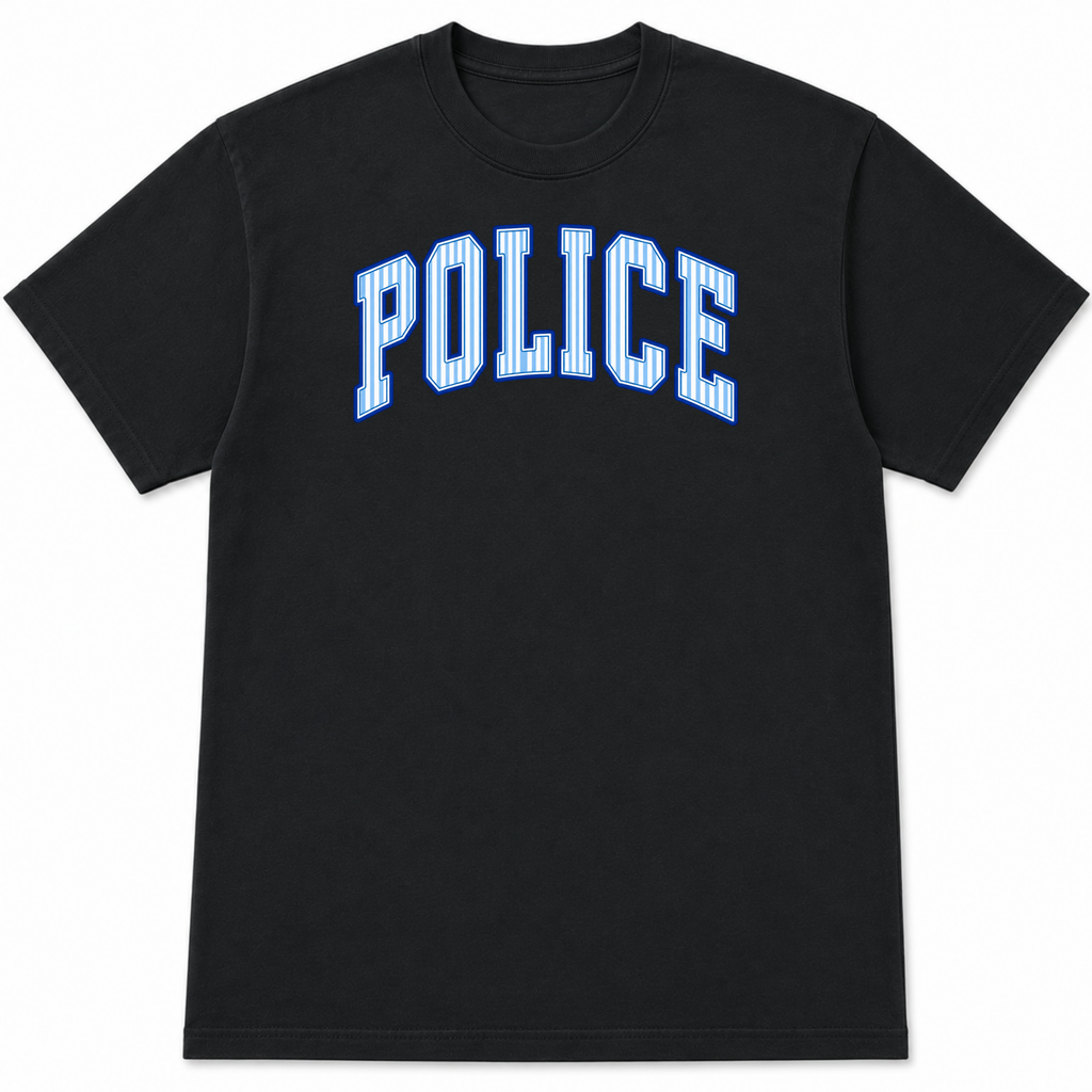 Police Striped T-Shirt
