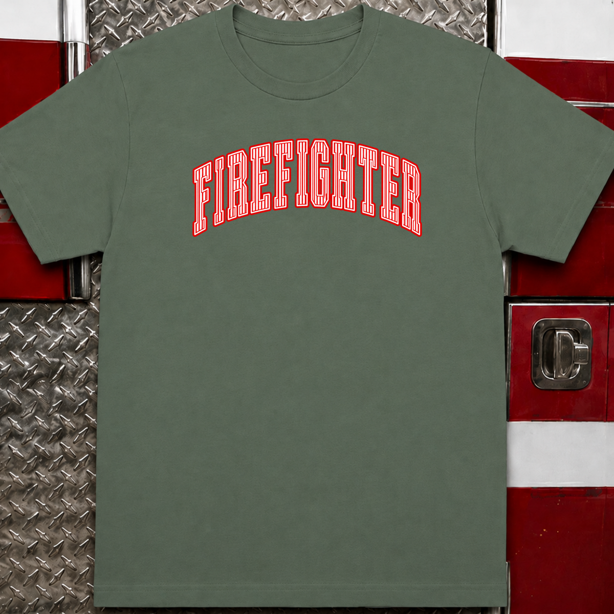 Firefighter Striped T-Shirt