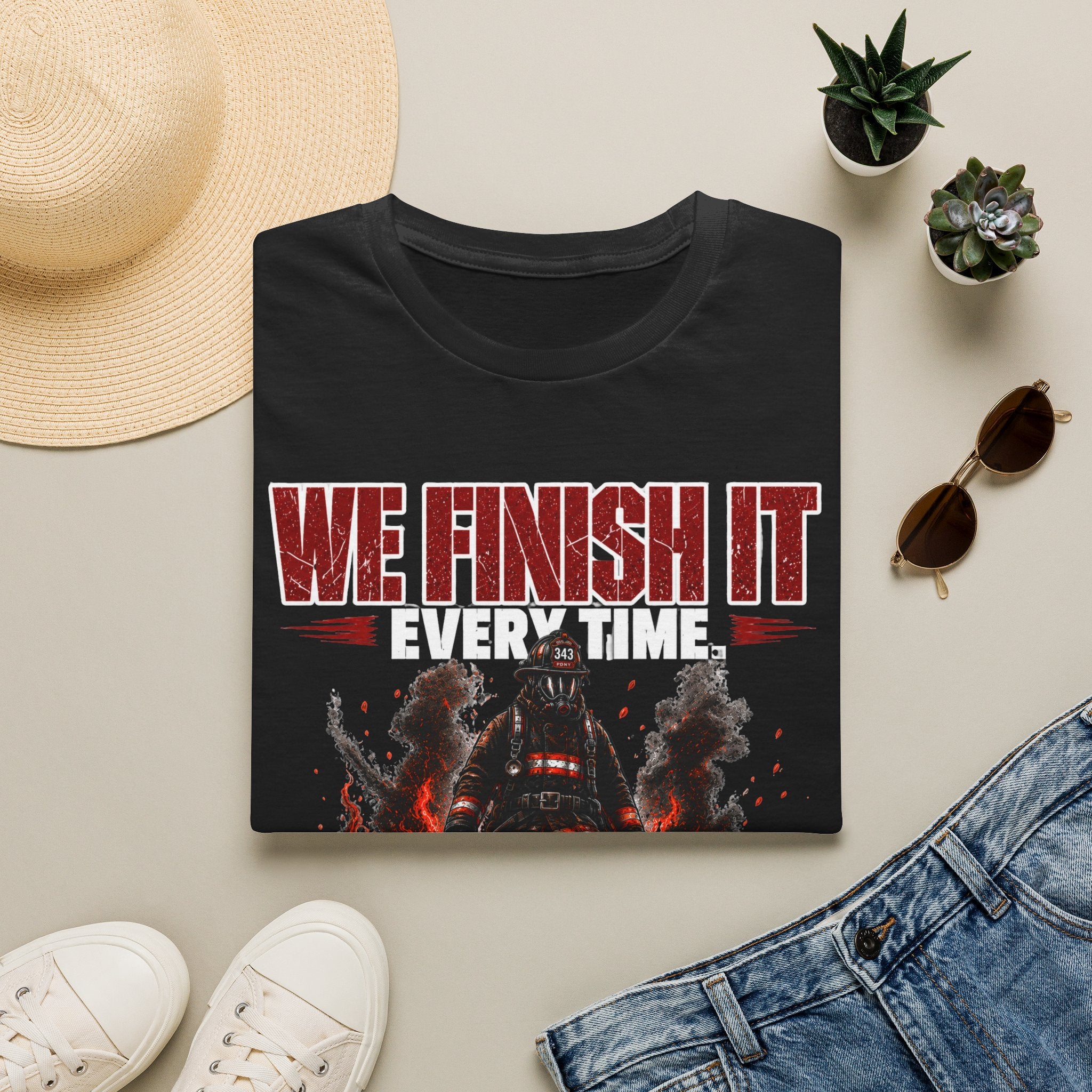 We Finish It Every Time | Firefighter Pride Shirt