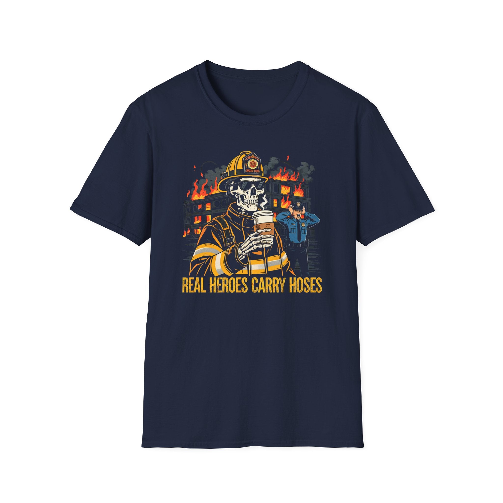 Real Heroes Carry Hoses T-Shirt