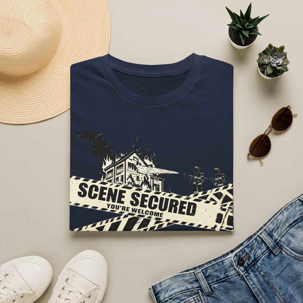Scene Secured You're Welcome | Funny Police Officer Shirt