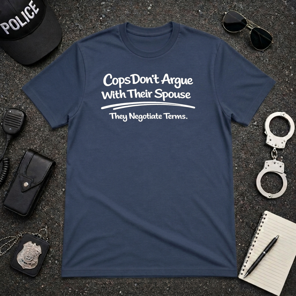 Cops Don't Argue With Their Spouse | Funny Police Shirt