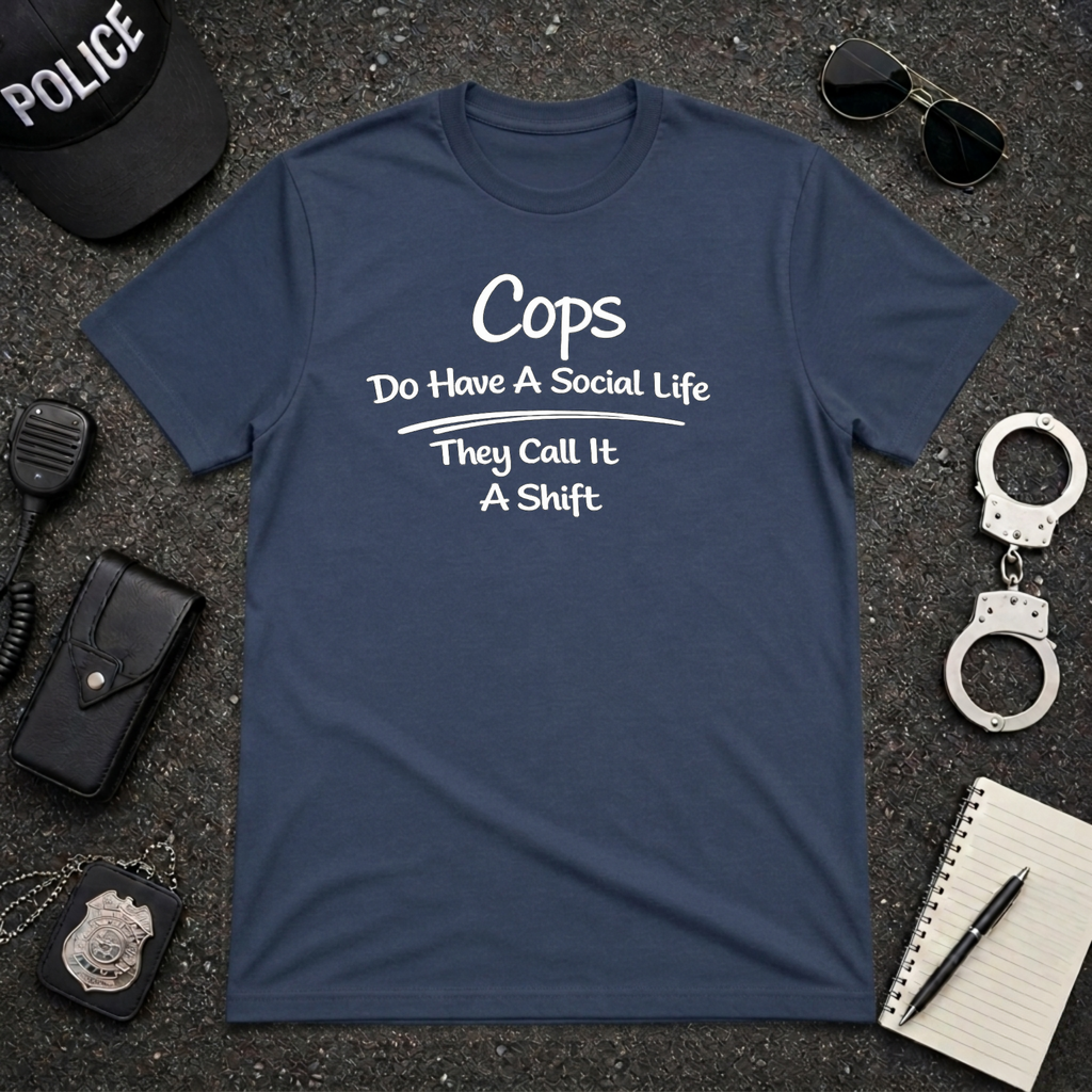 Cops Do Have A Social Life | Funny Police Shirt