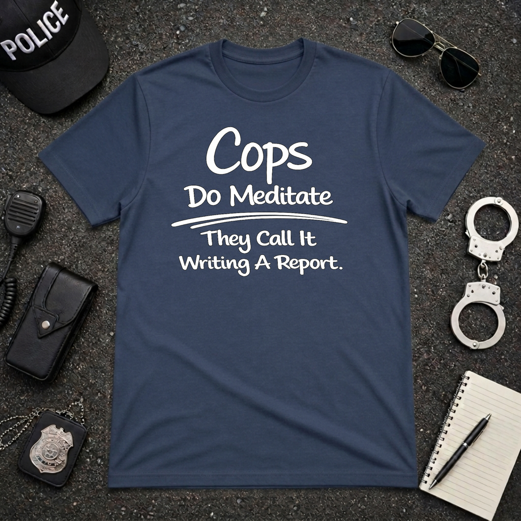 Cops Do Meditate | Funny Police Shirt