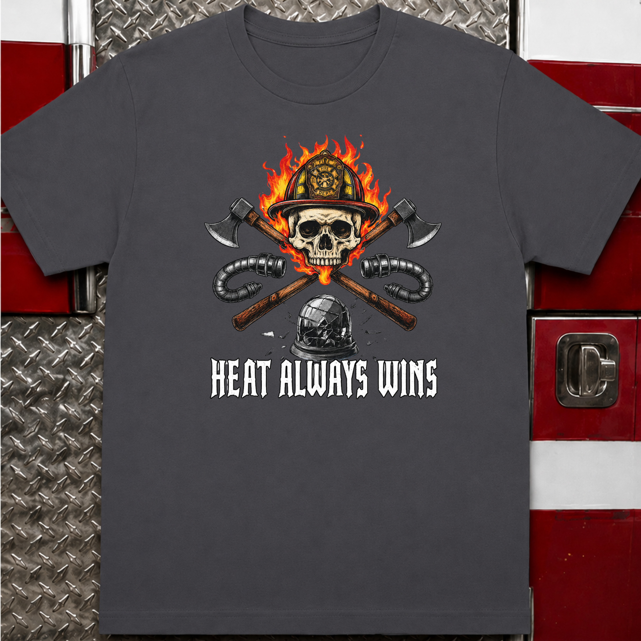 Heat Always Wins | Firefighter Pride Shirt