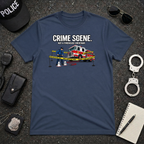 Crime Scene Not A Firehouse Driveway | Funny Police vs Firefighter Shirt