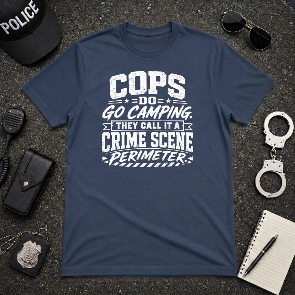 Cops Do Go Camping | Funny Police Shirt