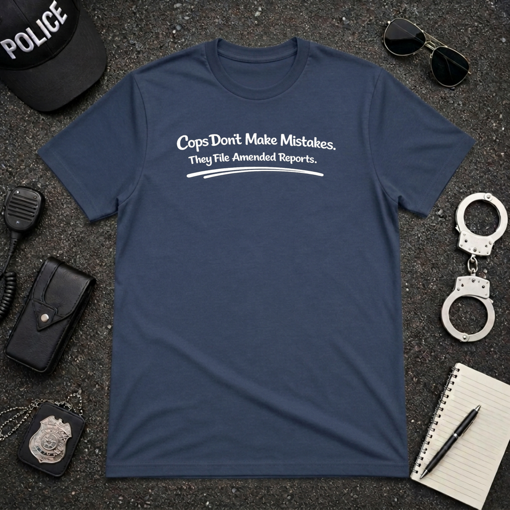 Cops Don't Make Mistakes | Funny Police Shirt
