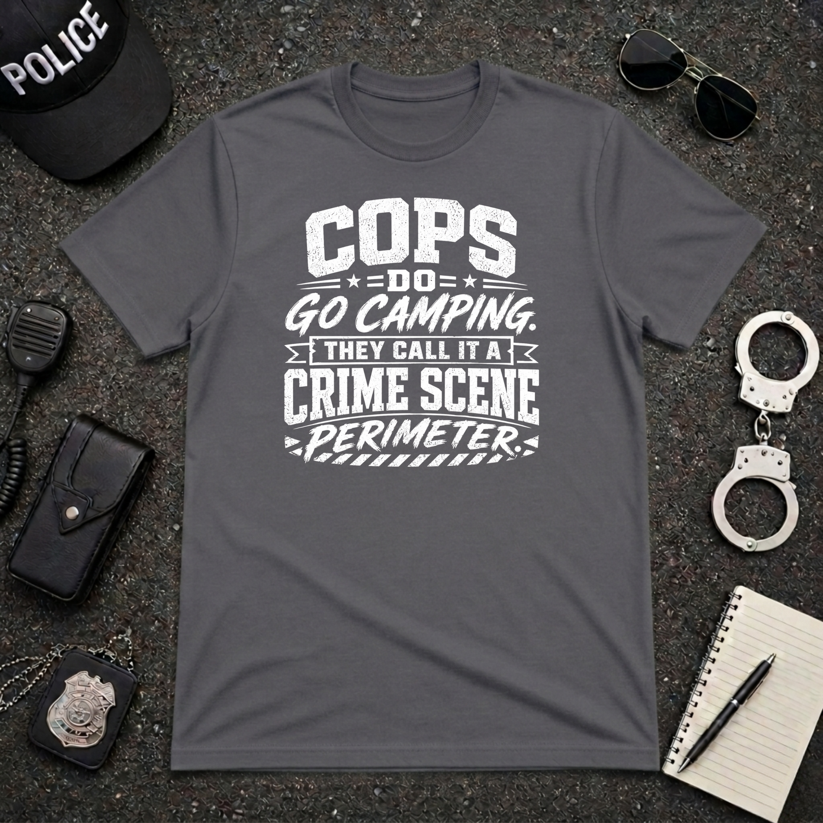 Cops Do Go Camping | Funny Police Shirt