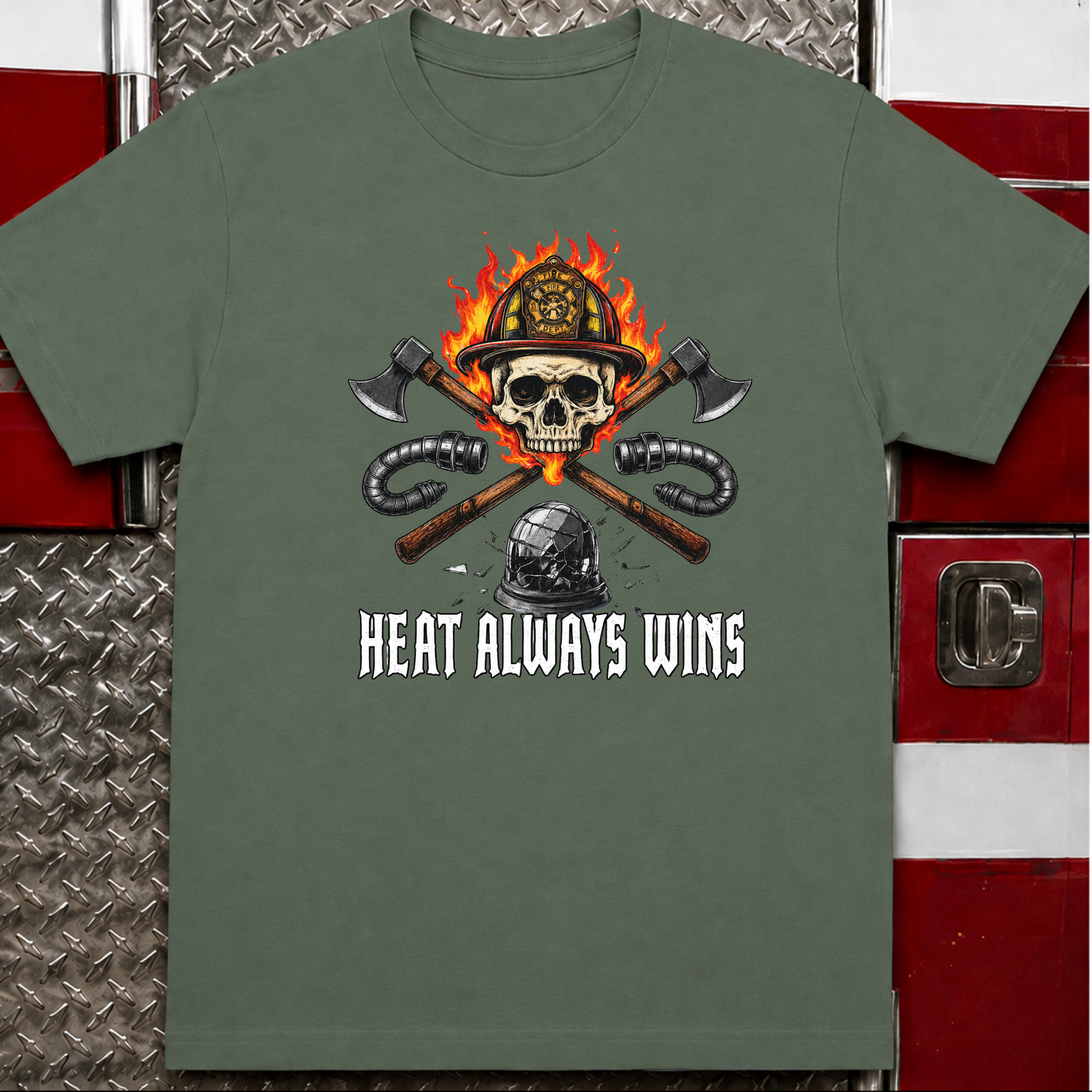 Heat Always Wins | Firefighter Pride Shirt