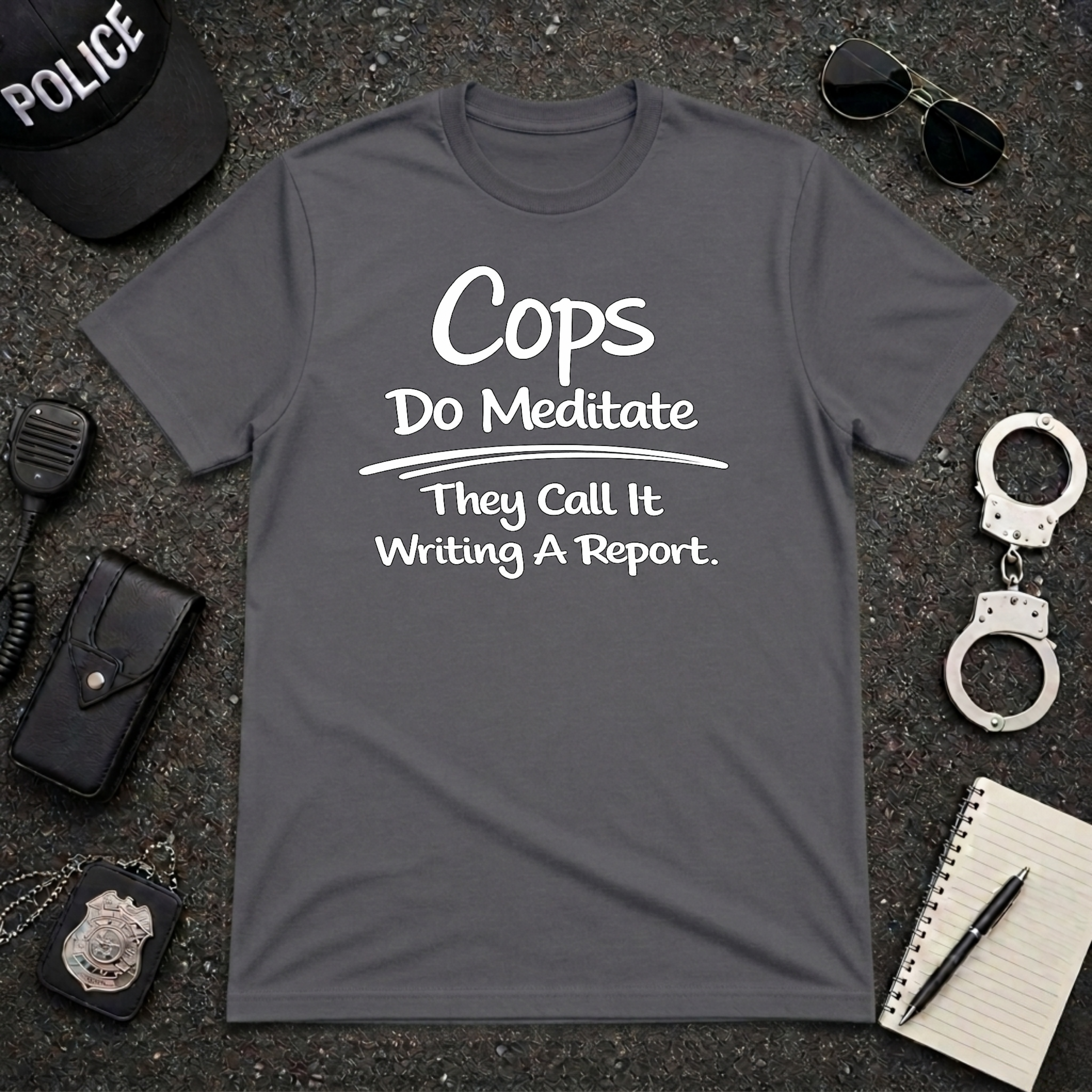 Cops Do Meditate | Funny Police Shirt