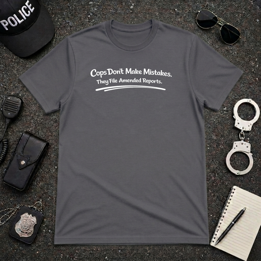 Cops Don't Make Mistakes | Funny Police Shirt