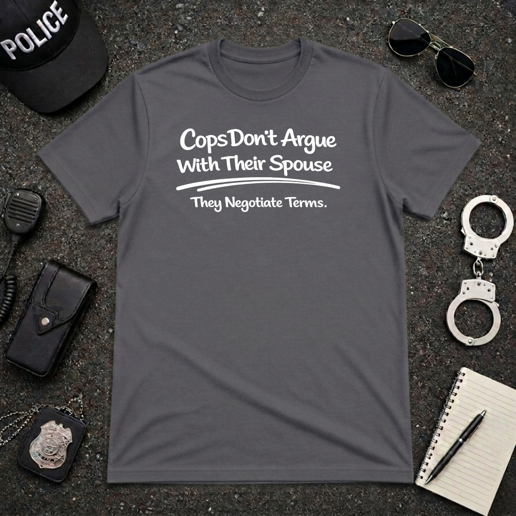 Cops Don't Argue With Their Spouse | Funny Police Shirt
