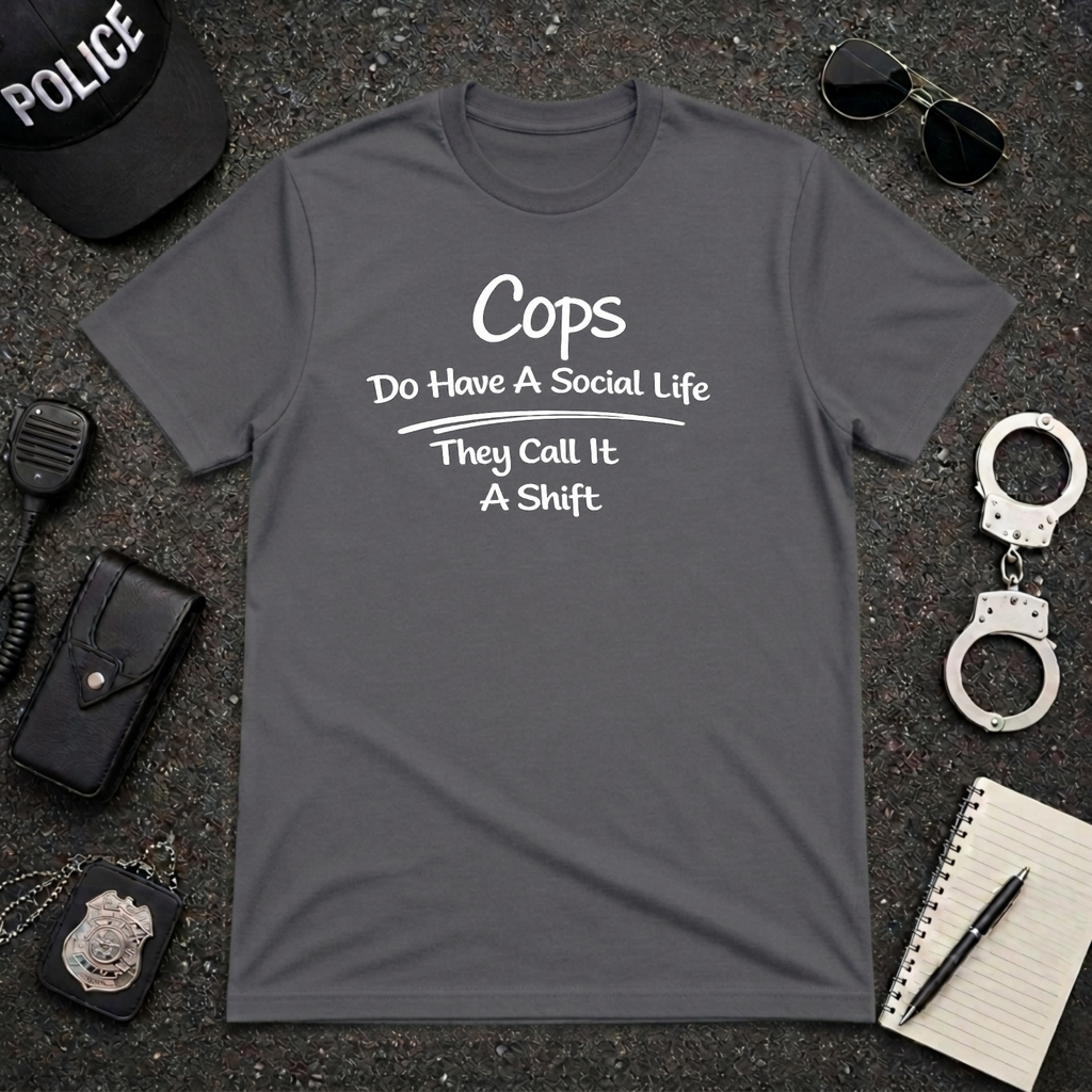 Cops Do Have A Social Life | Funny Police Shirt