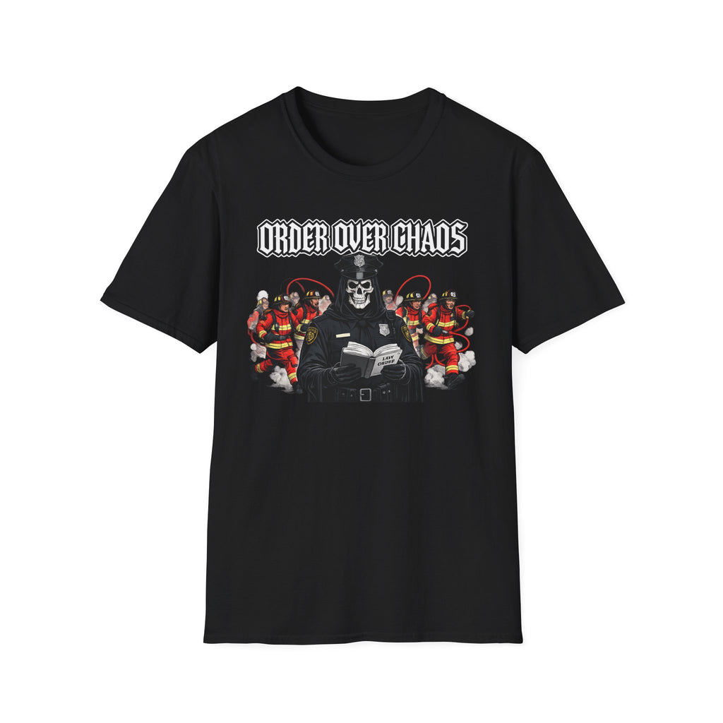 Order Over Chaos | Thin Blue Line Police Pride Shirt