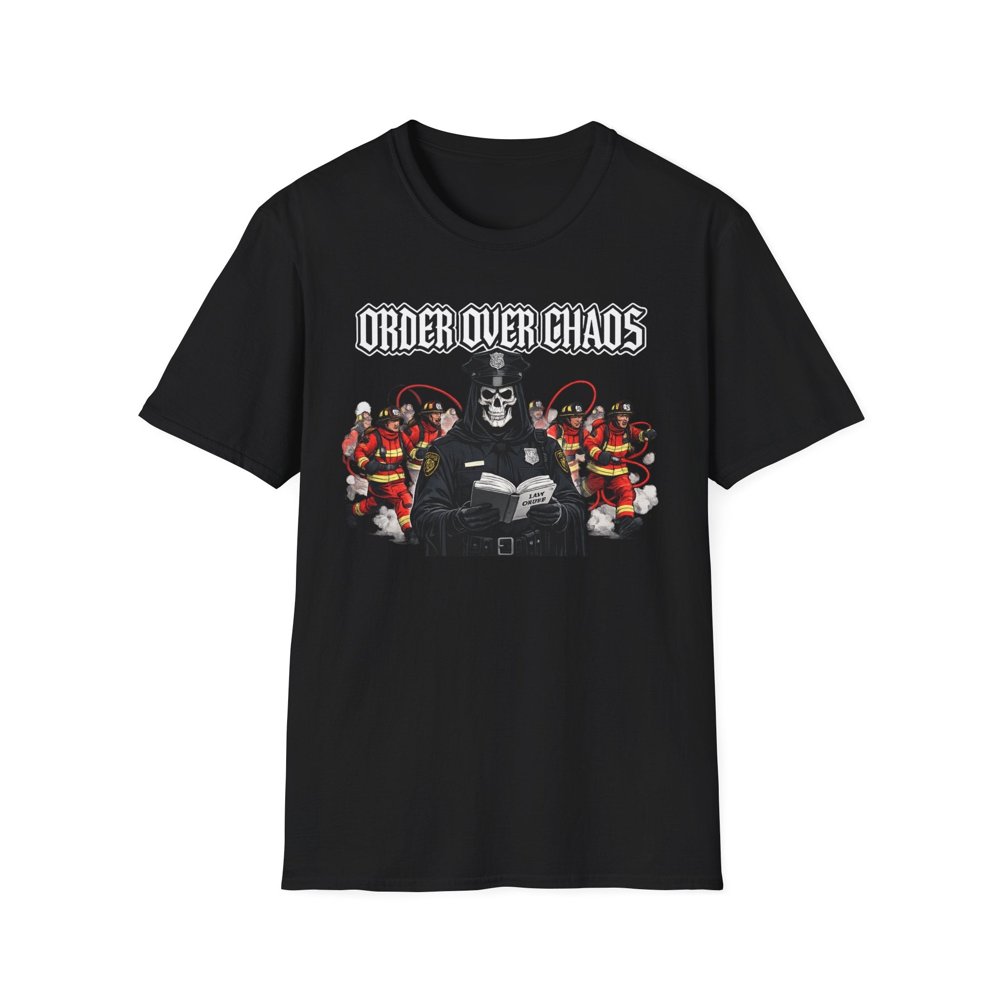 Order Over Chaos | Thin Blue Line Police Pride Shirt
