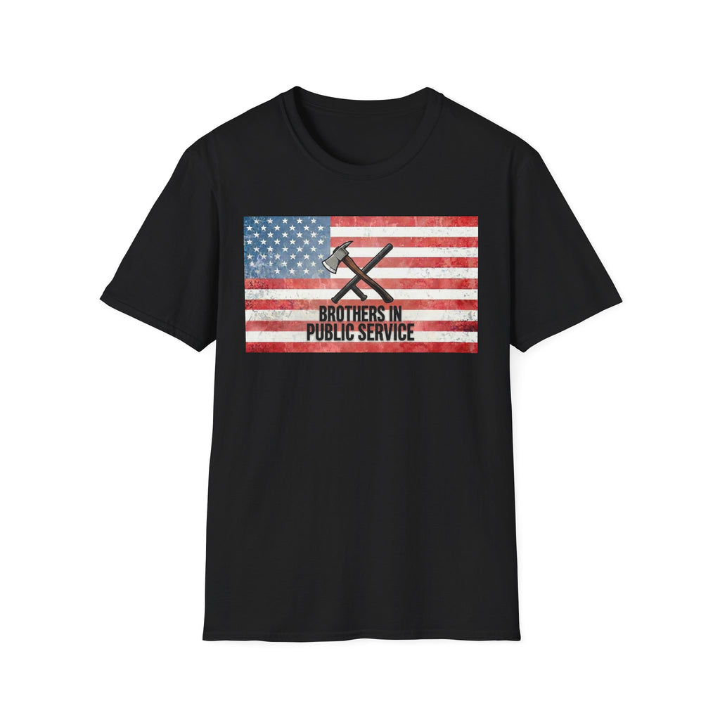 Brothers In Public Service | Firefighter Police First Responder Shirt