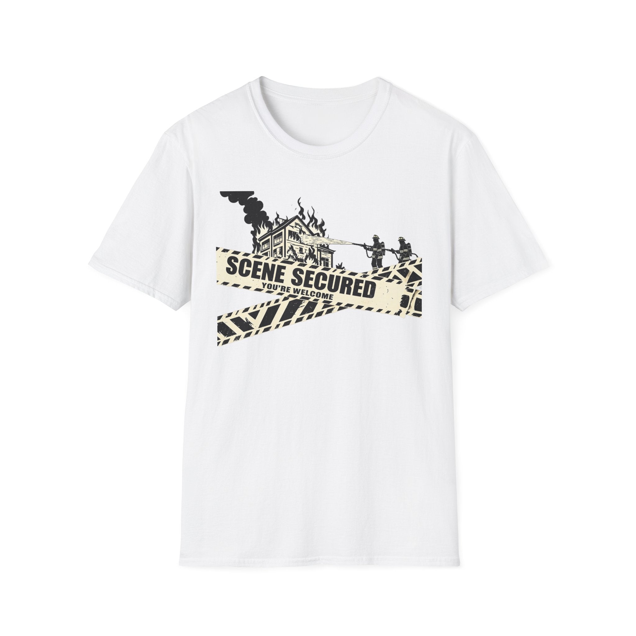 Scene Secured You're Welcome | Funny Police Officer Shirt