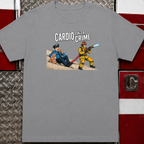 Cardio Isn't A Crime | Firefighter Fitness Humor Shirt