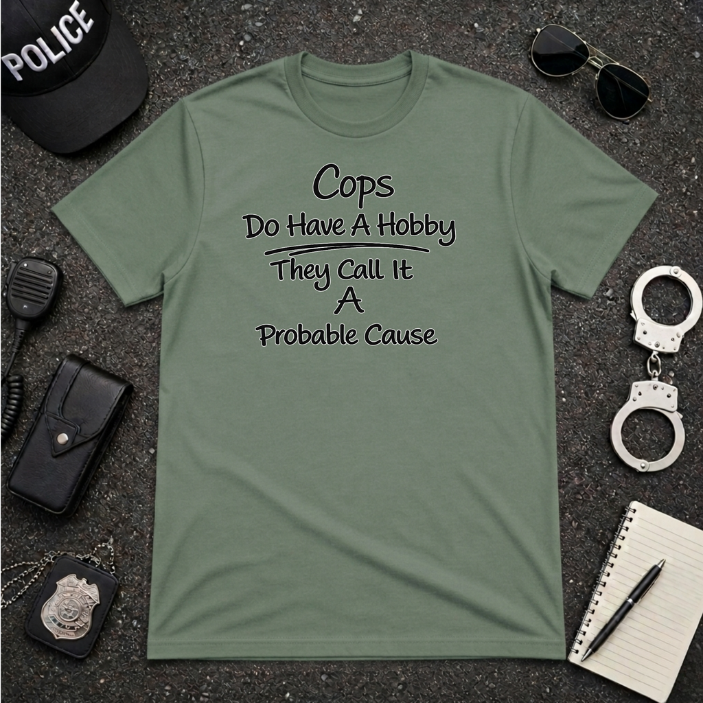 Cops Do Have a Hobby | Funny Police Shirt
