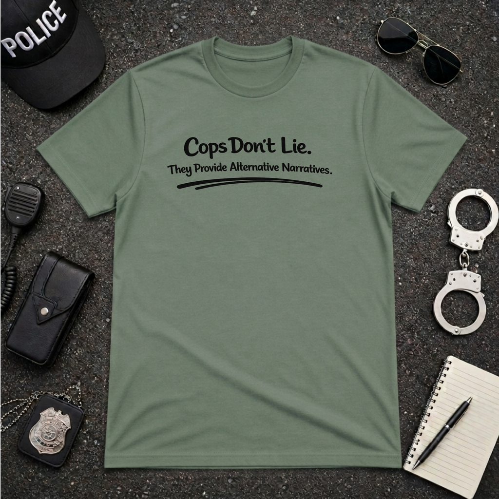Cops Don't Lie | Funny Police Shirt