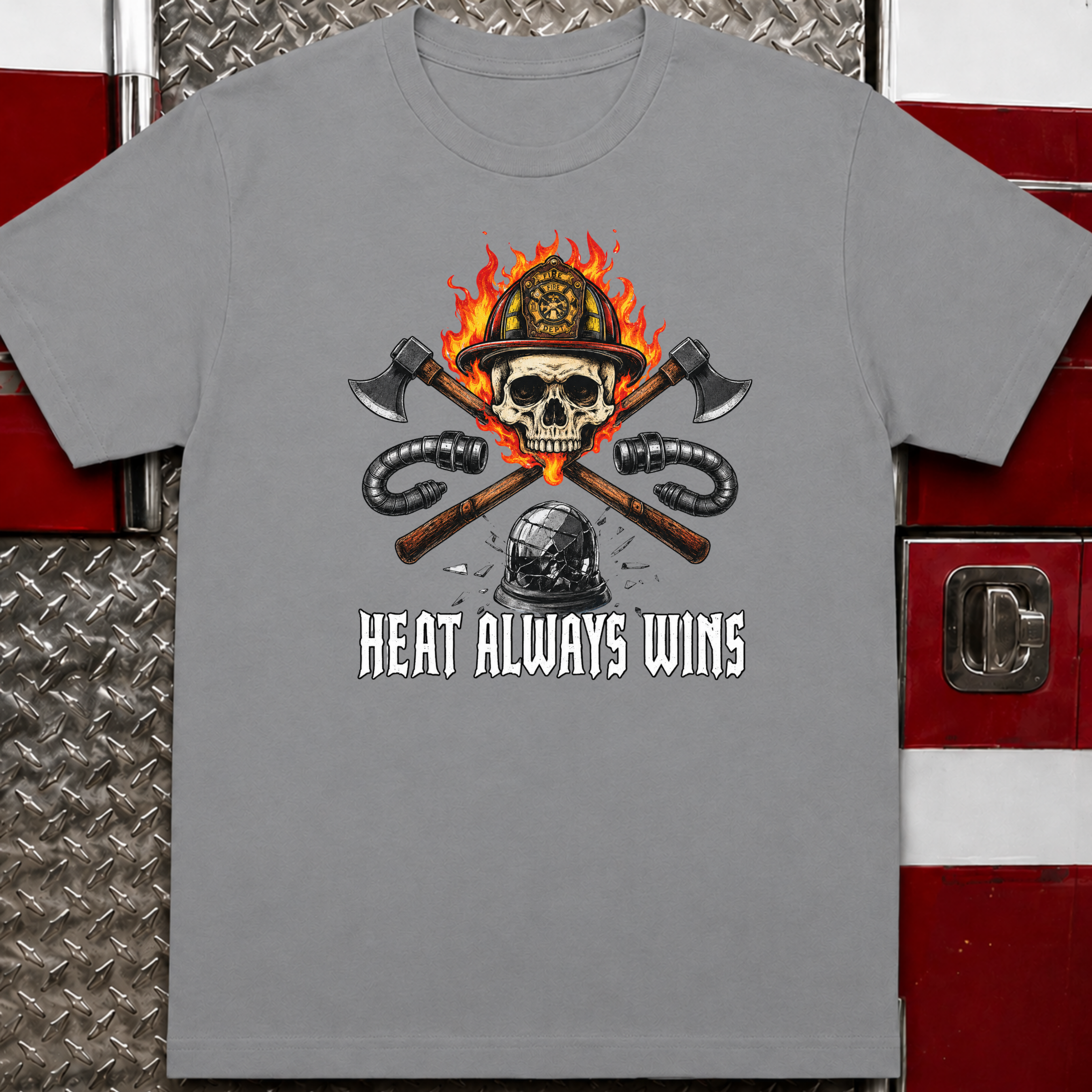 Heat Always Wins | Firefighter Pride Shirt