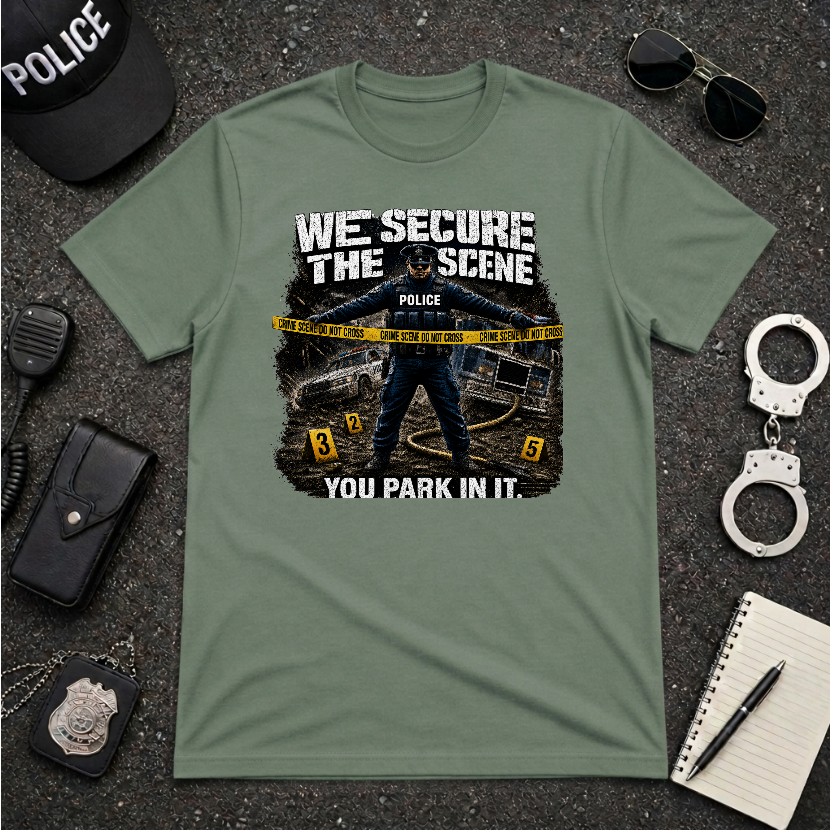 We Secure the Scene You Park in It Tee
