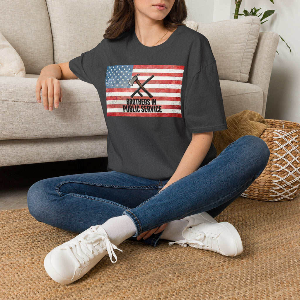 Brothers In Public Service | Firefighter Police First Responder Shirt