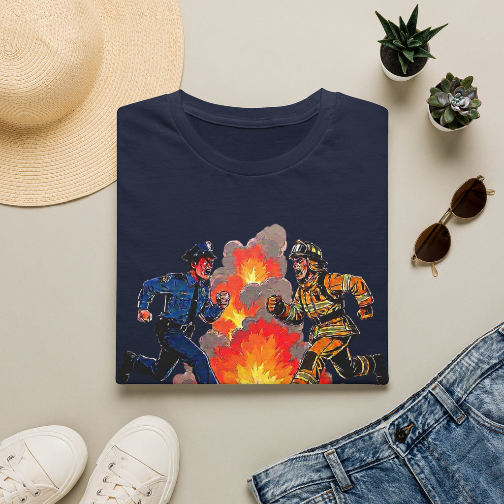 Professional Argument Specialists | Police vs Firefighter Rivalry Shirt