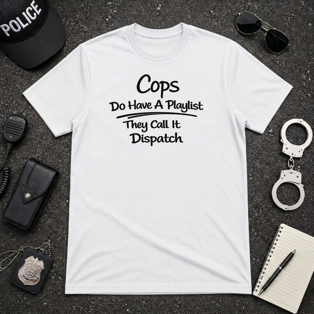Cops Do Have A Playlist | Funny Police Shirt