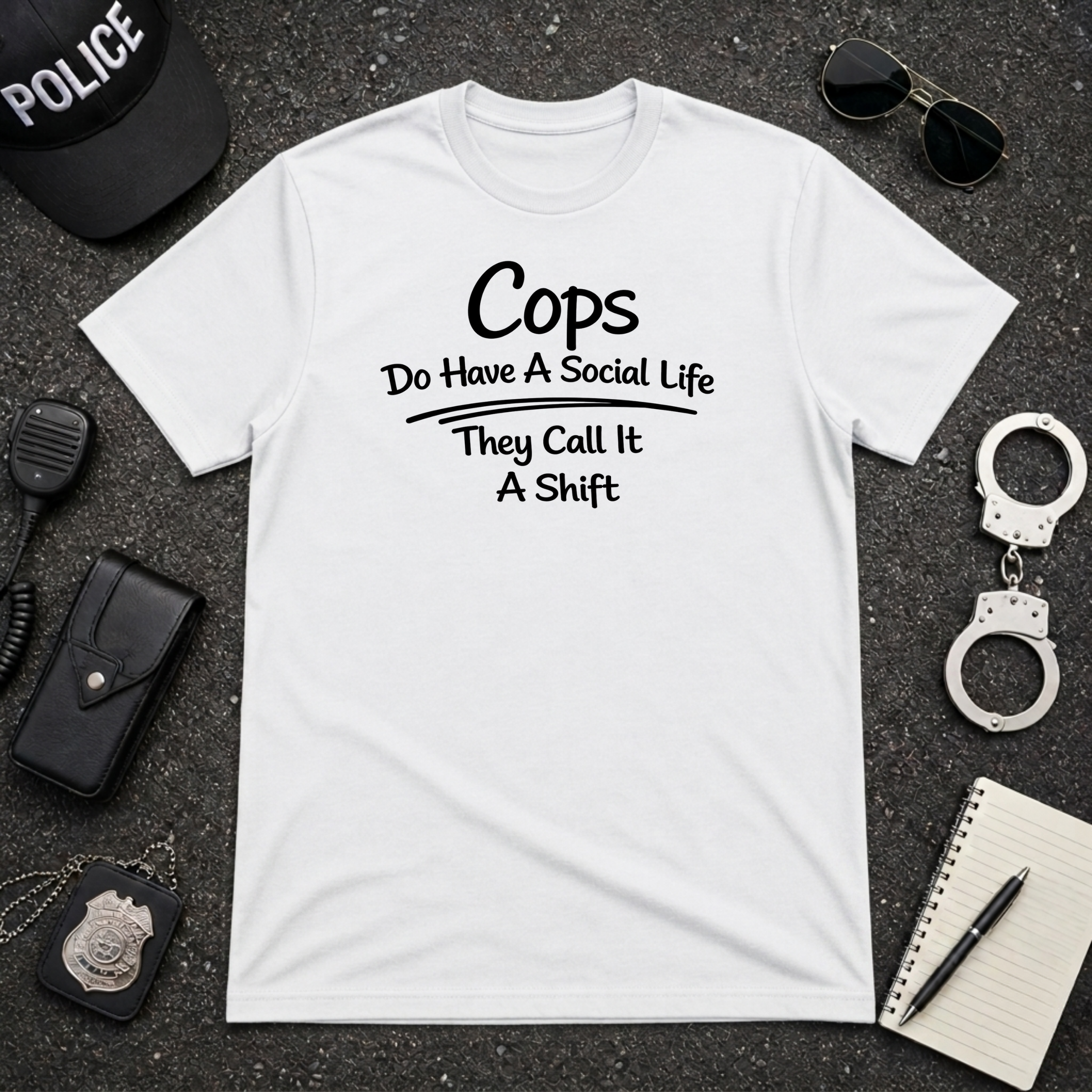 Cops Do Have A Social Life | Funny Police Shirt