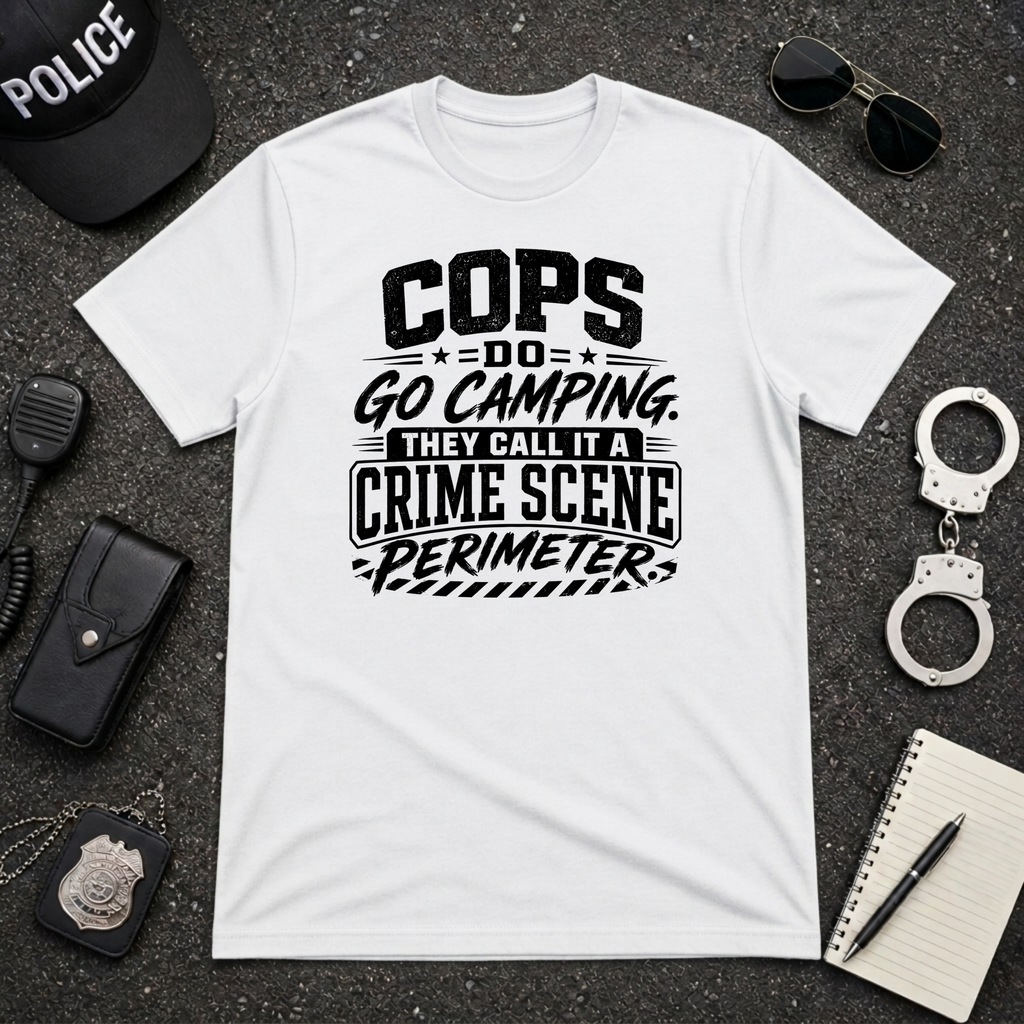 Cops Do Go Camping | Funny Police Shirt