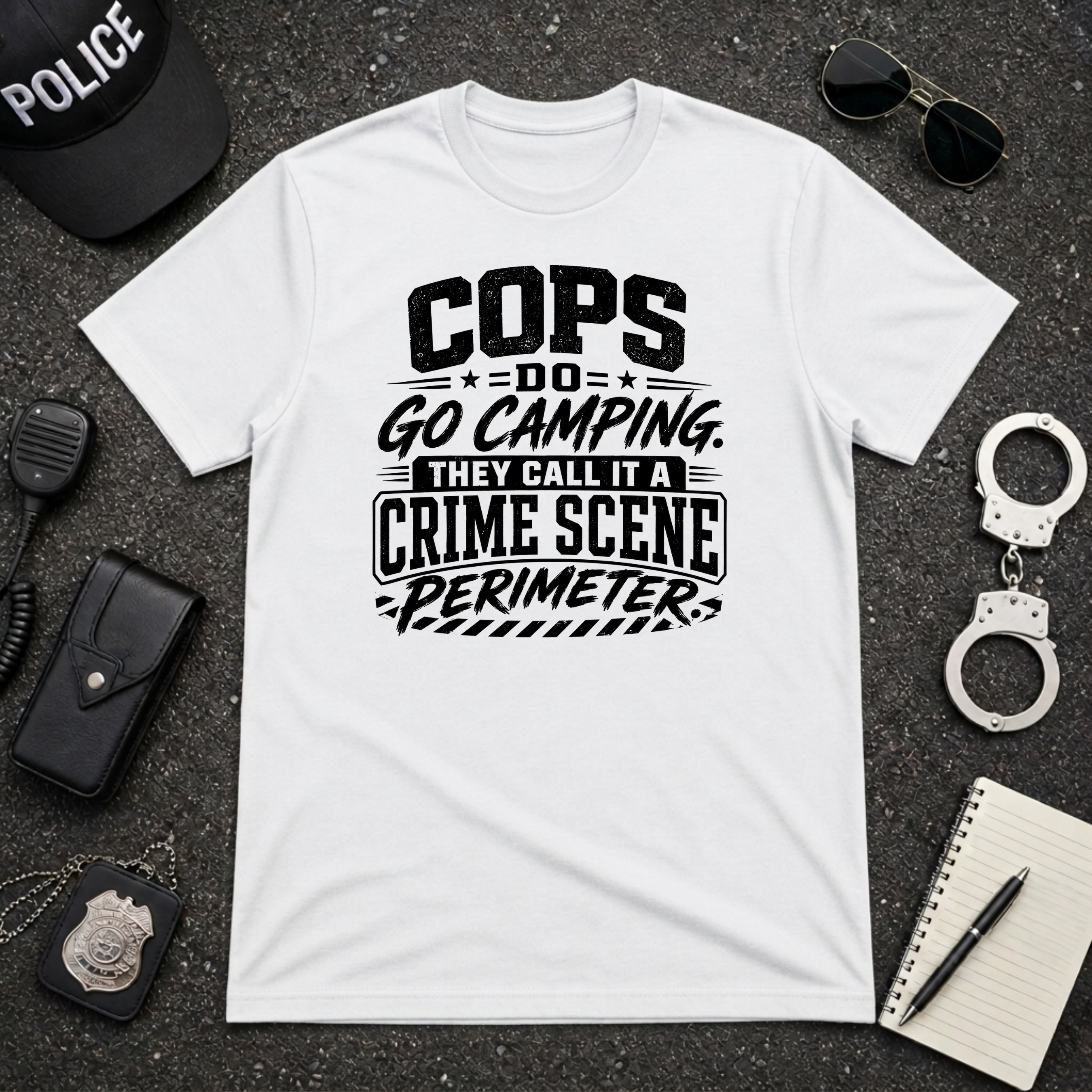Cops Do Go Camping | Funny Police Shirt