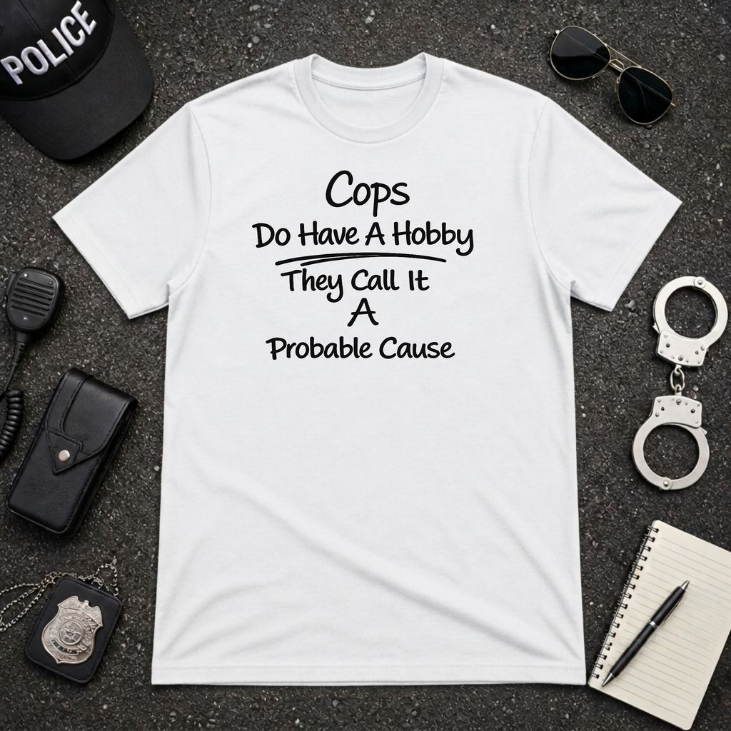 Cops Do Have a Hobby | Funny Police Shirt