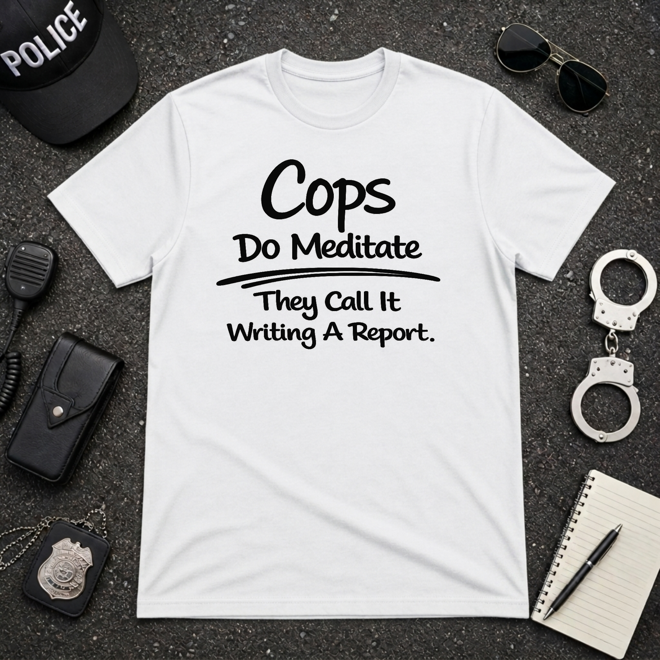 Cops Do Meditate | Funny Police Shirt
