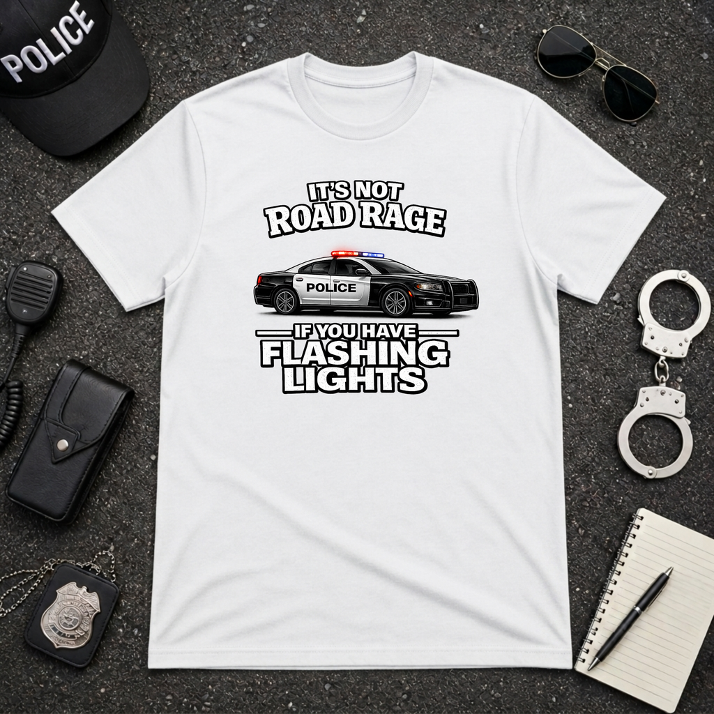 It's Not Road Rage If You Have Flashing Lights Tee