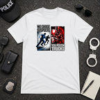 We Chase Suspects You Polish Trucks | Police vs Firefighter Humor Shirt