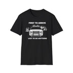 First To Arrive Last To Do Anything | Funny Firefighter vs Police Shirt