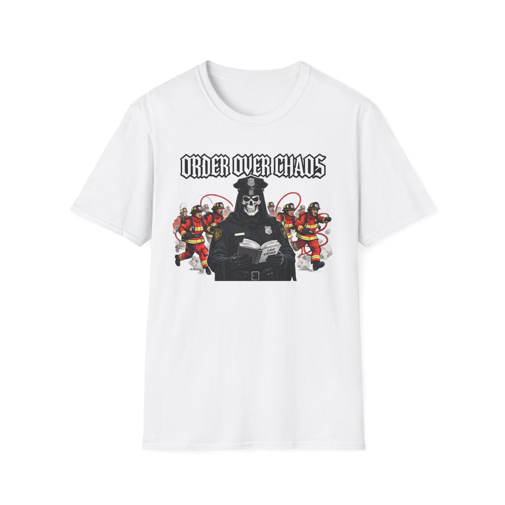 Order Over Chaos | Thin Blue Line Police Pride Shirt