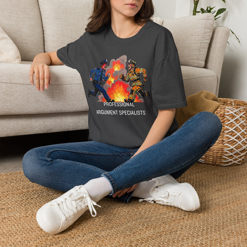 Professional Argument Specialists | Police vs Firefighter Rivalry Shirt