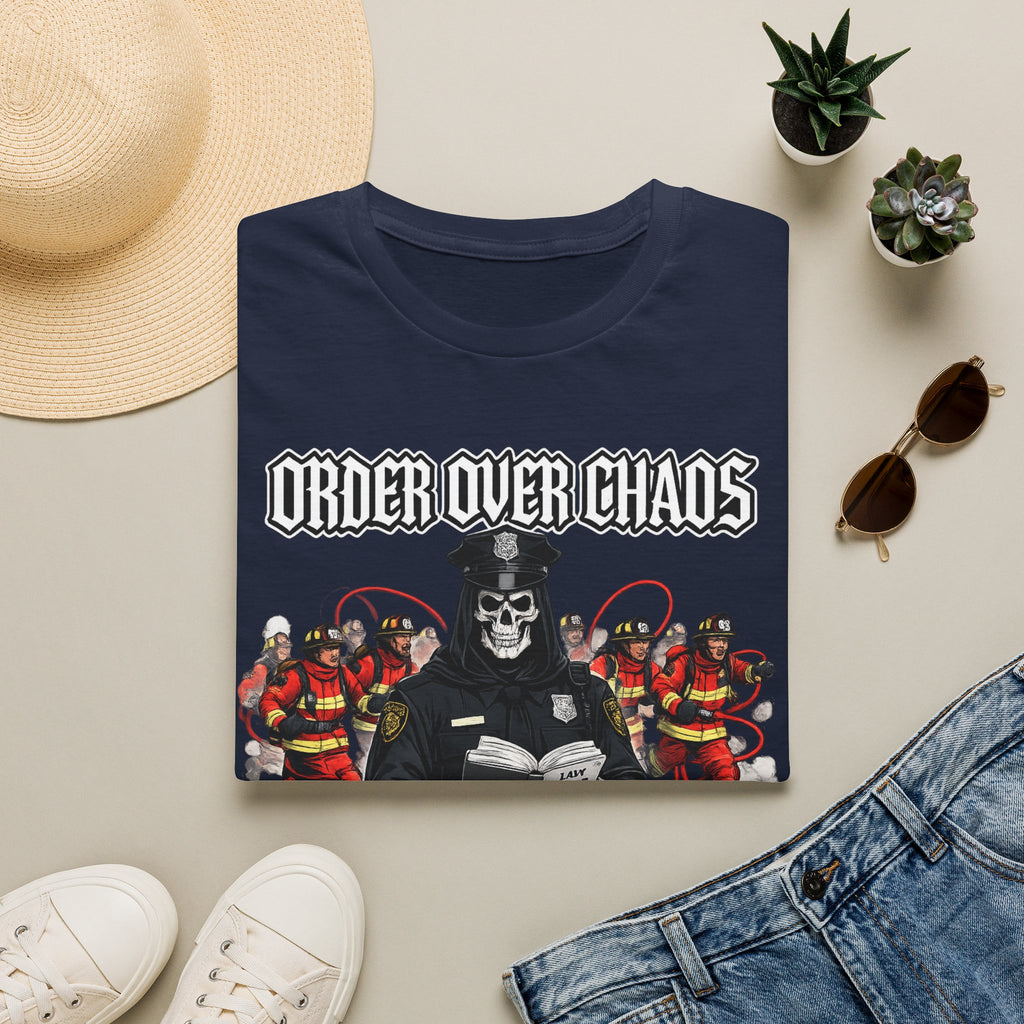 Order Over Chaos | Thin Blue Line Police Pride Shirt