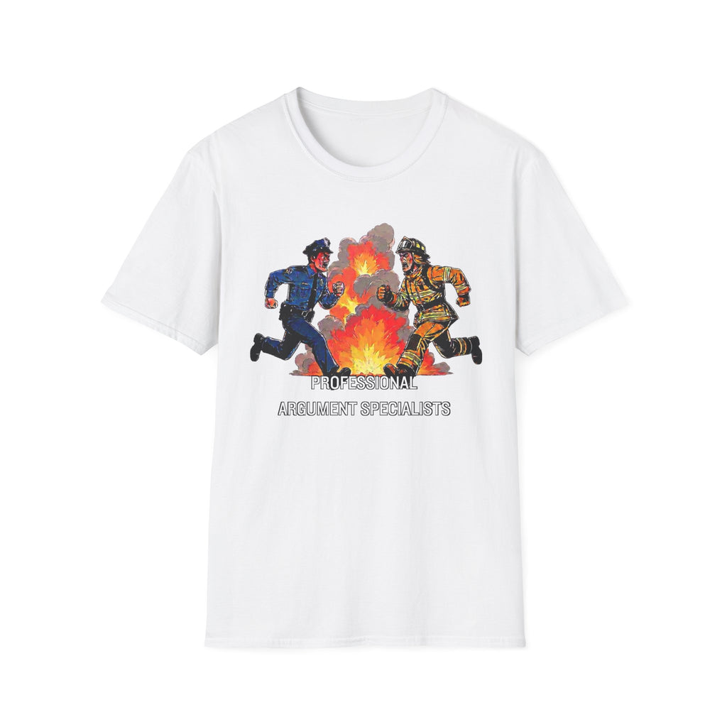 Professional Argument Specialists | Police vs Firefighter Rivalry Shirt