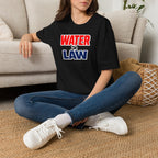Water Over Law | Funny Firefighter vs Police Shirt
