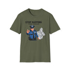 Stop Napping Start Working | Funny Cop vs Firefighter Shirt